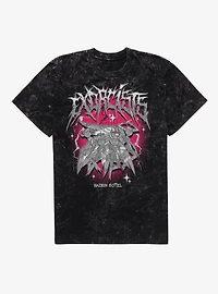 Hazbin Hotel Exorcists Metal Mineral Wash T-Shirt