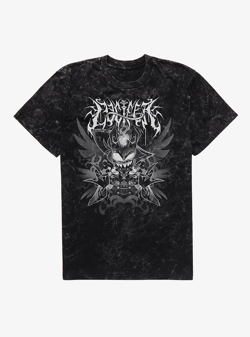 Hazbin Hotel Lucifer Metal Mineral Wash T-Shirt