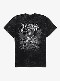 Hazbin Hotel Lucifer Metal Mineral Wash T-Shirt