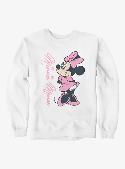 Disney Minnie Mouse Signature Pink Outfit Sweatshirt