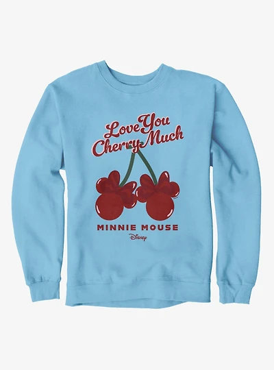 Disney Minnie Mouse Love You Cherry Much Sweatshirt