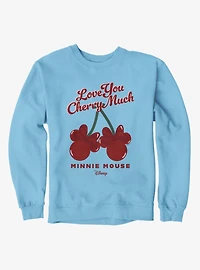 Disney Minnie Mouse Love You Cherry Much Sweatshirt