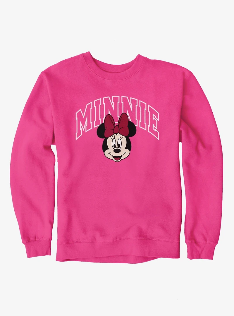 Disney Minnie Mouse Collegiate Outline Sweatshirt
