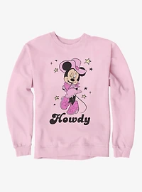Disney Minnie Mouse Howdy Cowgirl Wink Sweatshirt
