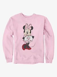Disney Minnie Mouse Heart Hands Cherry Drop Dress Sweatshirt