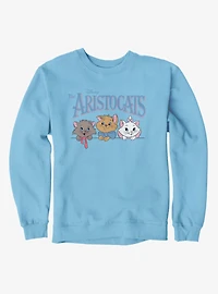 Disney The Aristocats Logo Kitten Face Lineup Sweatshirt