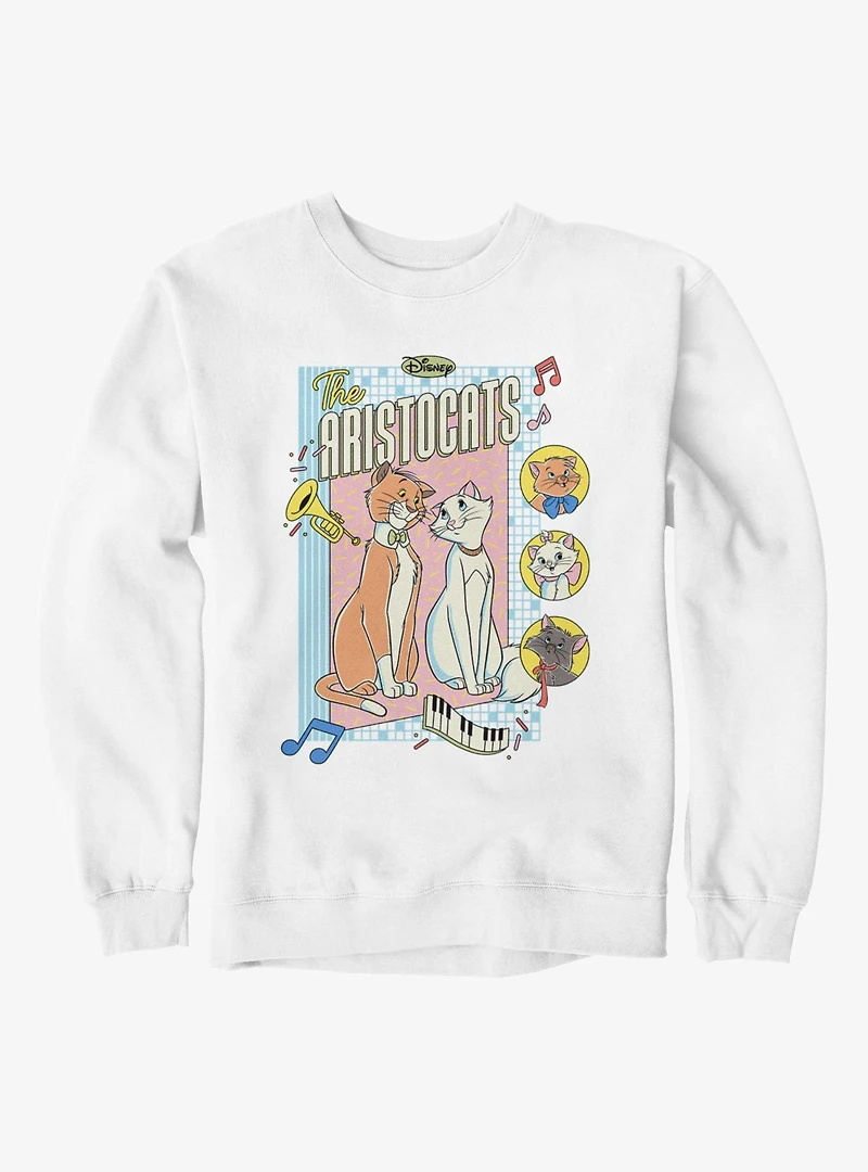 Disney The Aristocats Vintage Music Cover Sweatshirt