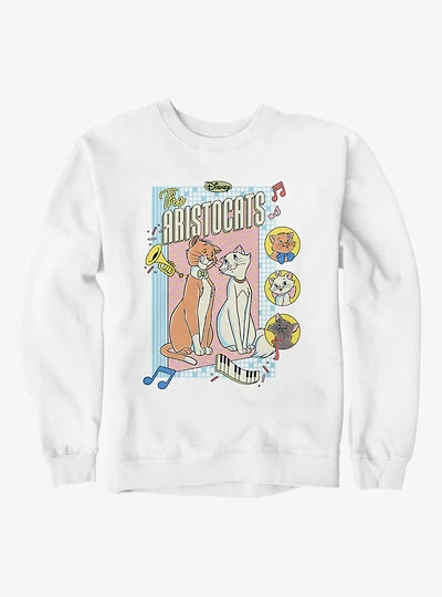 Disney The Aristocats Vintage Music Cover Sweatshirt