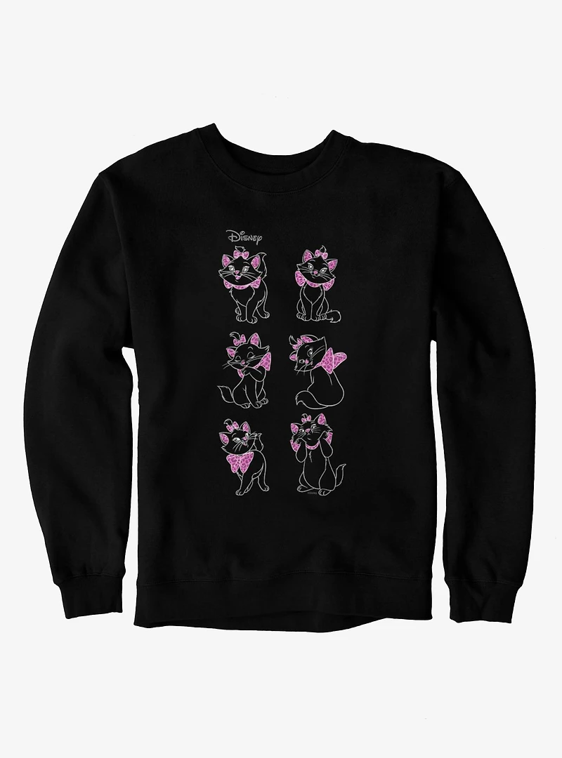 Disney The Aristocats Marie Pink Leopard Color Pop Sweatshirt