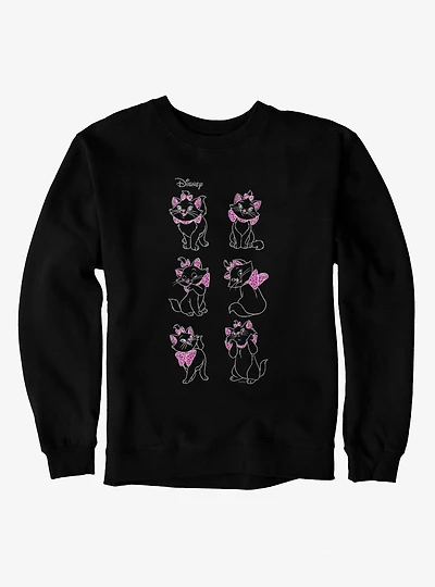 Disney The Aristocats Marie Pink Leopard Color Pop Sweatshirt