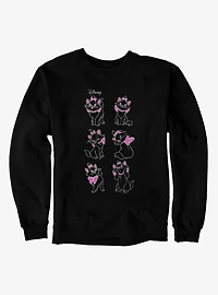Disney The Aristocats Marie Pink Leopard Color Pop Sweatshirt