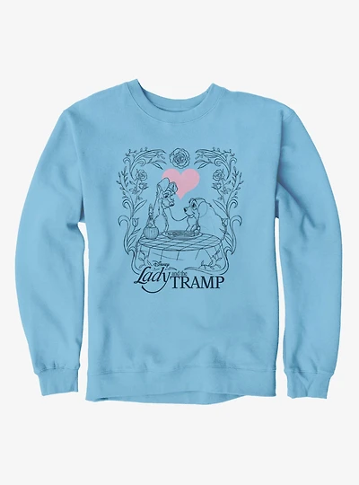 Disney Lady And The Tramp Love Spaghetti Night Sweatshirt