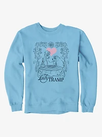 Disney Lady And The Tramp Love Spaghetti Night Sweatshirt