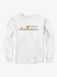 Disney The Lion King Hakuna Matata Running Club Stripes Sweatshirt