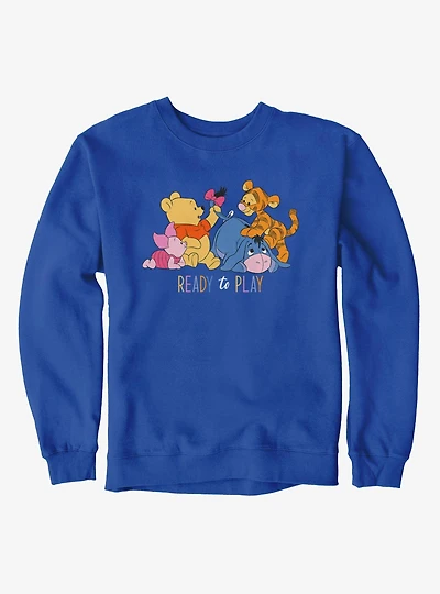 Disney Winnie The Pooh Cute  Ready To Play Sweatshirt