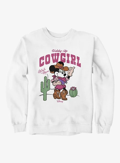 Disney Minnie Mouse Giddy Up Cowgirl Desert Sweatshirt