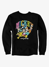 Disney Mickey Mouse & Friends Running Colors Group Sweatshirt