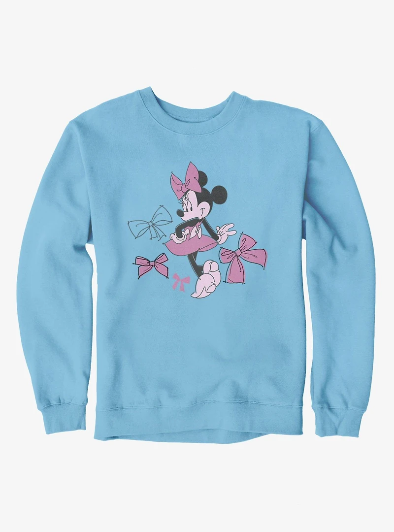 Disney Minnie Mouse Bows Of Fashion Sketch Sweatshirt