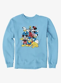 Disney Mickey Mouse & Friends Vintage Character Group Sweatshirt