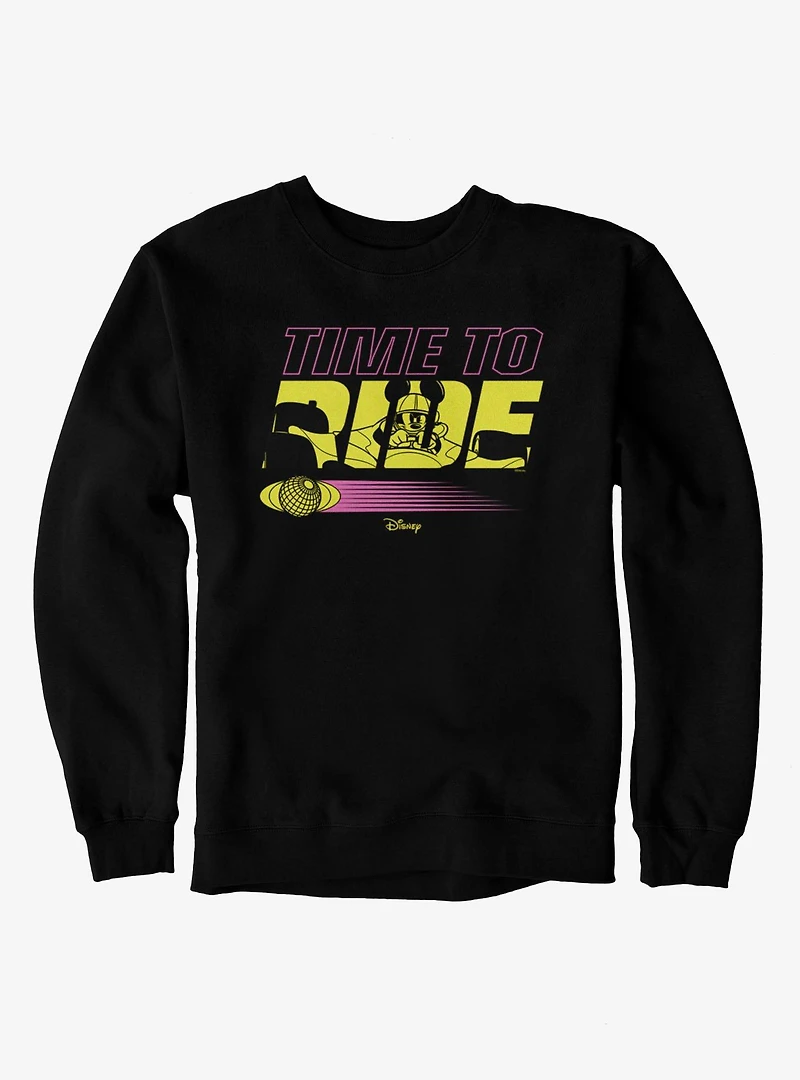 Disney Mickey Mouse Time To Ride Sweatshirt