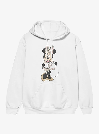 Disney Minnie Mouse Heart Hands Pink Camo Dress Hoodie