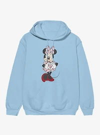 Disney Minnie Mouse Heart Hands Cherry Drop Dress Hoodie