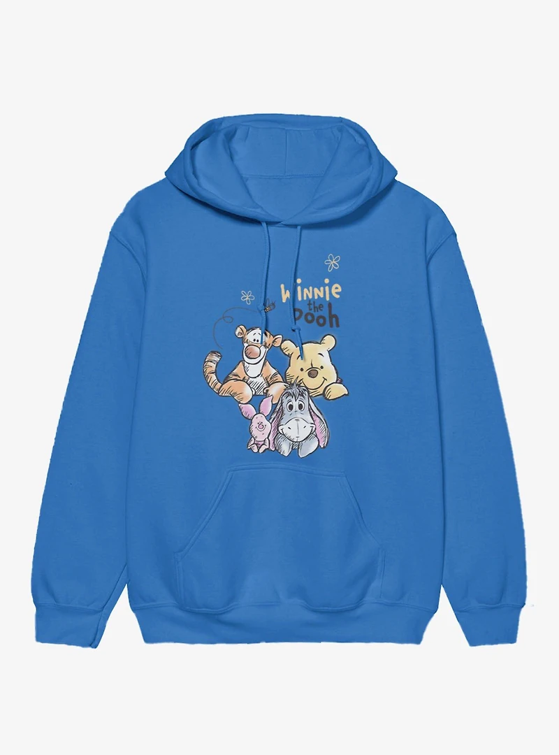 Disney Winnie The Pooh Smiley Friends Look To You Hoodie