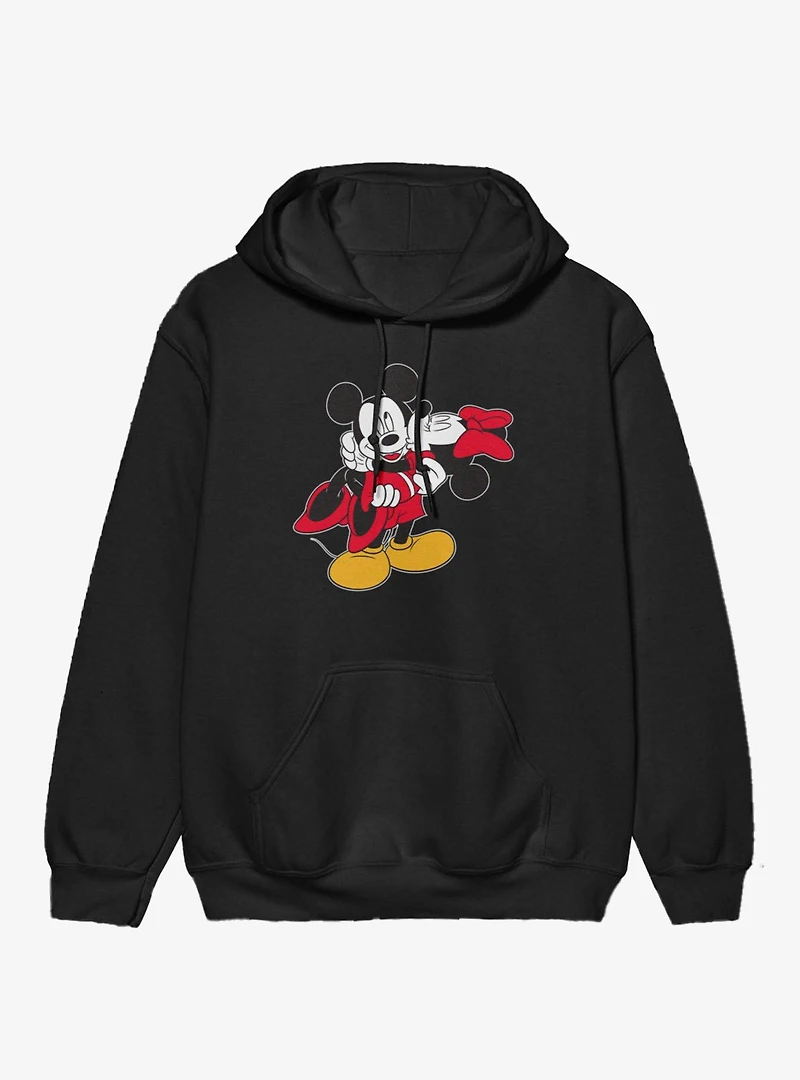 Disney Mickey Mouse Carrying Kiss Minnie Hoodie