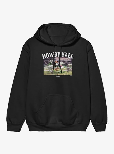 Disney Mickey Mouse Howdy Y'all Fence Post Group Hoodie