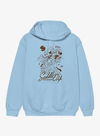 Disney Mickey Mouse Saddle Up Wild Ride Line Art Hoodie