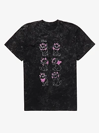 Disney The Aristocats Marie Pink Leopard Color Pop Mineral Wash T-Shirt