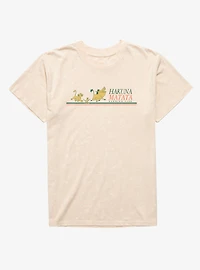 Disney The Lion King Hakuna Matata Running Club Stripes Mineral Wash T-Shirt