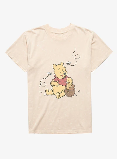 Disney Winnie The Pooh Busy Bees Honey Pot Mineral Wash T-Shirt