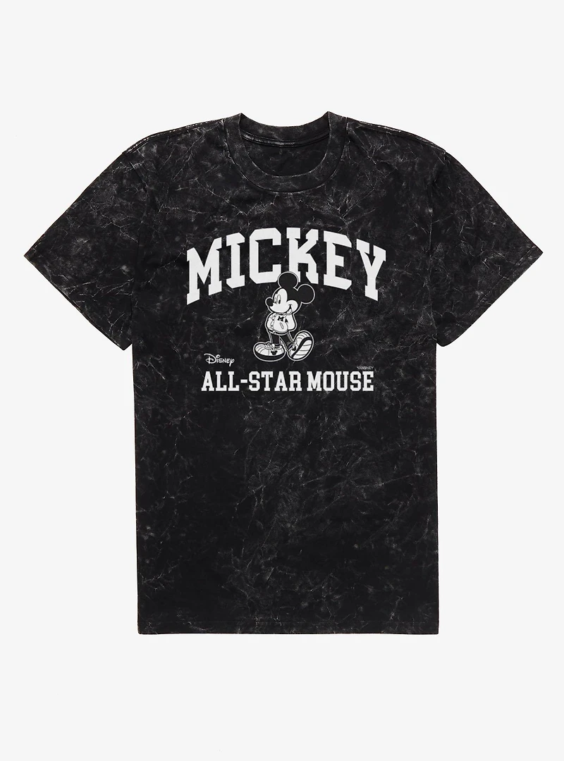 Disney Mickey Mouse All Star Mineral Wash T-Shirt