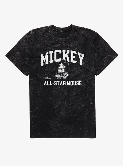 Disney Mickey Mouse All Star Mineral Wash T-Shirt