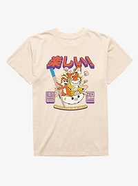 Disney Chip 'n' Dale Chipmunks Do It Better Ramen Mineral Wash T-Shirt