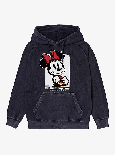 Disney Minnie Mouse Speed And Style Racing Vintage Mineral Washed Hoodie
