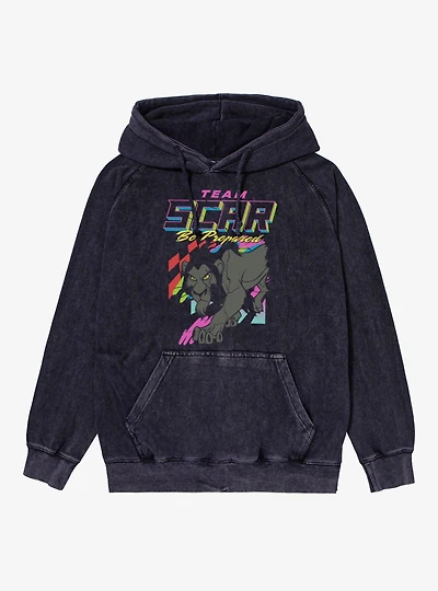 Disney The Lion King Team Scar Racing Be Prepared Vintage Mineral Washed Hoodie