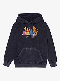 Disney Winnie The Pooh Cute  Ready To Play Vintage Mineral Washed Hoodie