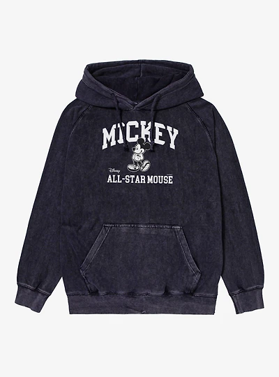 Disney Mickey Mouse All Star Vintage Mineral Washed Hoodie