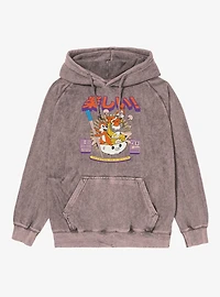 Disney Chip 'n' Dale Chipmunks Do It Better Ramen Vintage Mineral Washed Hoodie