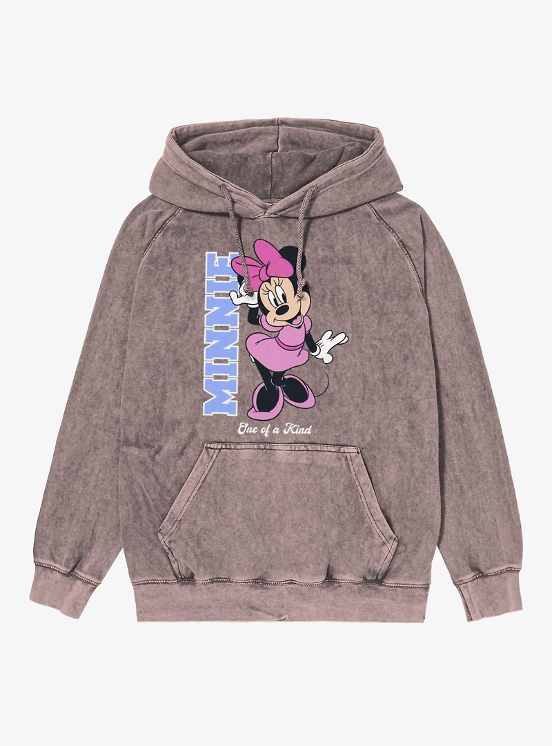 Disney Minnie Mouse One Of A Kind Vintage Mineral Washed Hoodie