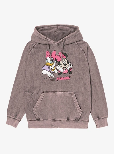 Disney Minnie Mouse Best Friends Daisy Vintage Mineral Washed Hoodie