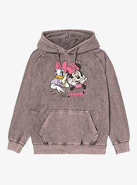 Disney Minnie Mouse Best Friends Daisy Vintage Mineral Washed Hoodie