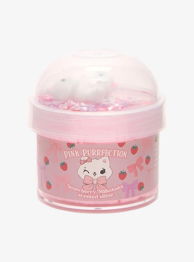 Pink Purrfection Strawberry Milkshake Scented Slime - BoxLunch Exclusive