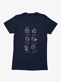 Disney The Aristocats Marie Pink Leopard Color Pop Womens T-Shirt
