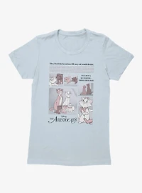 Disney The Aristocats Story Panels Womens T-Shirt
