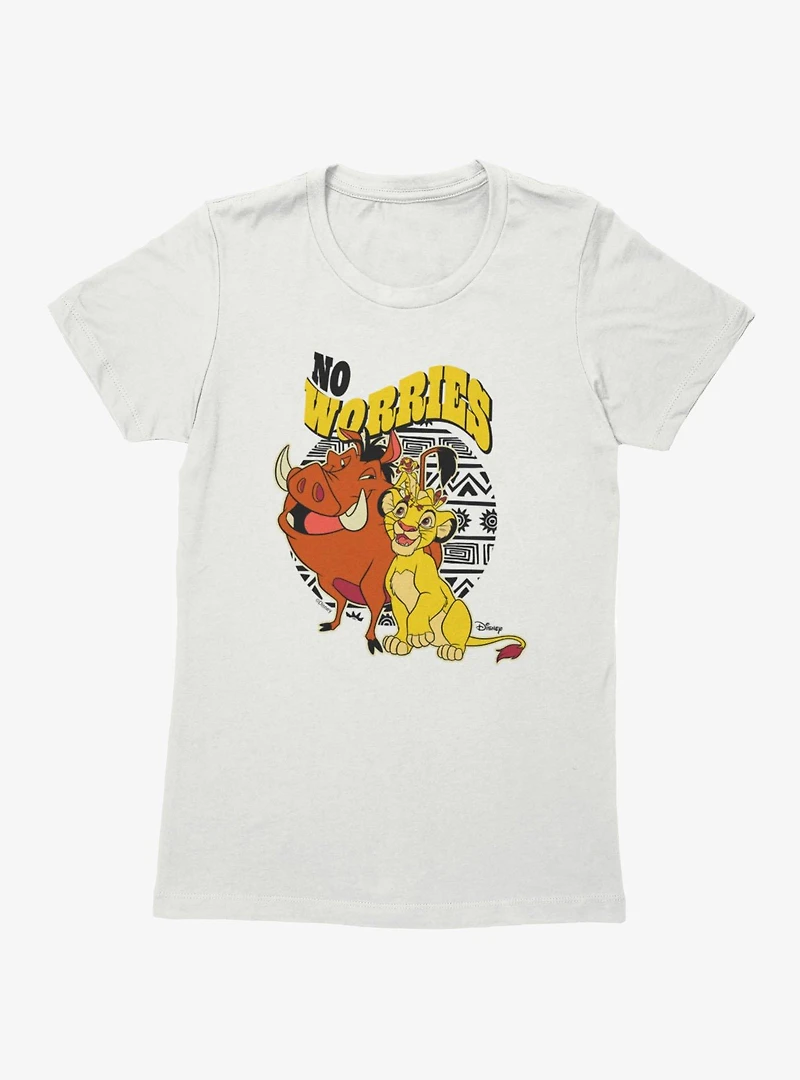 Disney The Lion King No Worries Group Womens T-Shirt