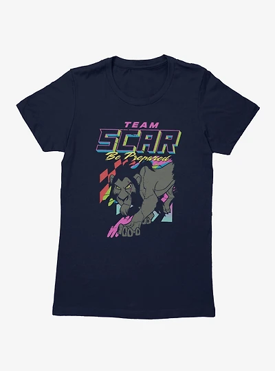 Disney The Lion King Team Scar Racing Be Prepared Womens T-Shirt