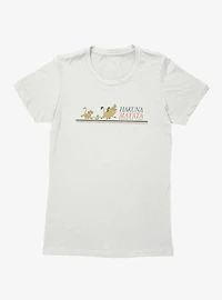 Disney The Lion King Hakuna Matata Running Club Stripes Womens T-Shirt
